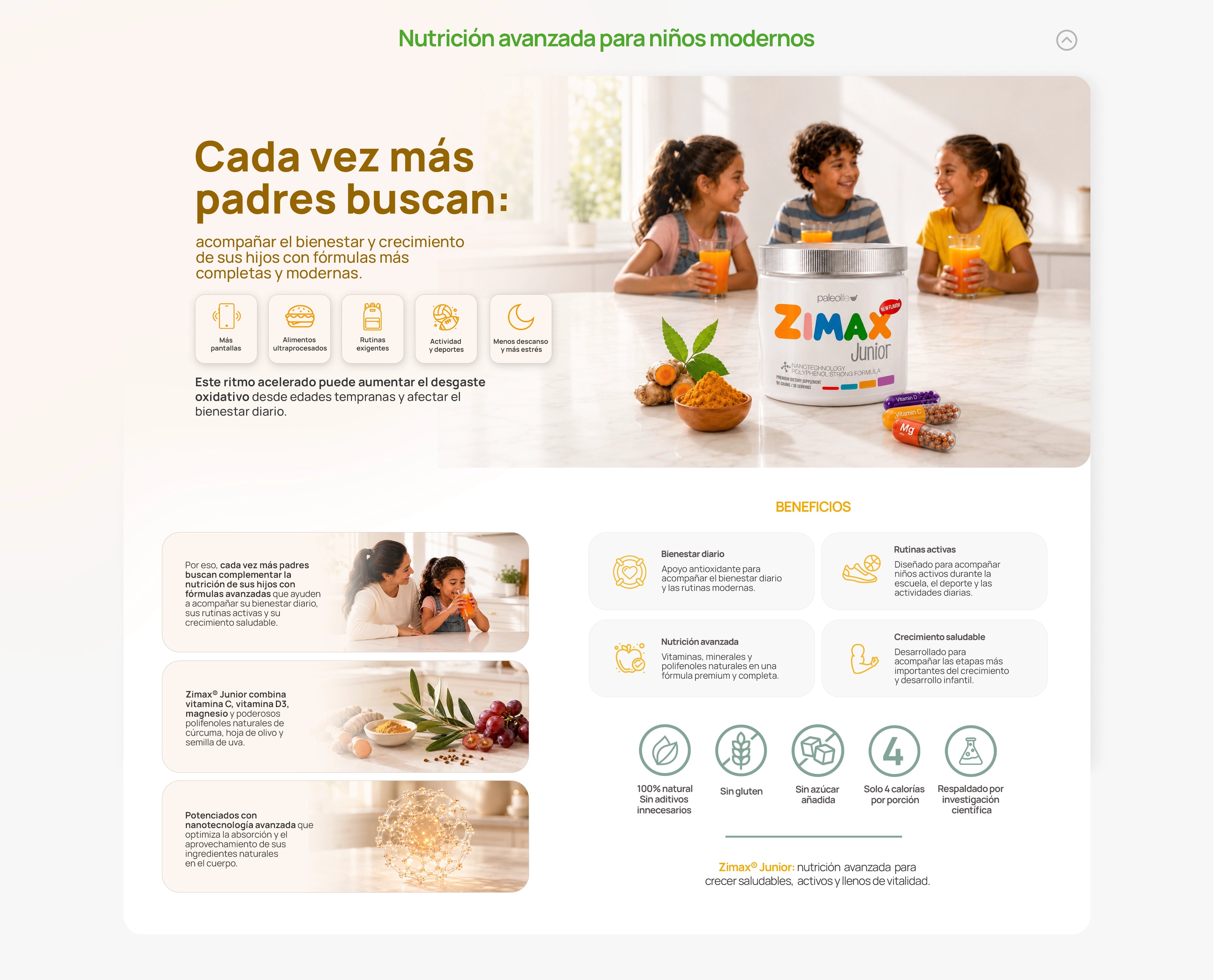 Información del suplemento