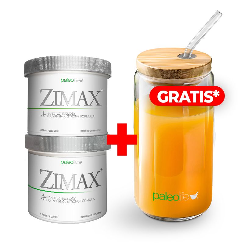 2 Zimax® Envase + Ecovaso Gratis*